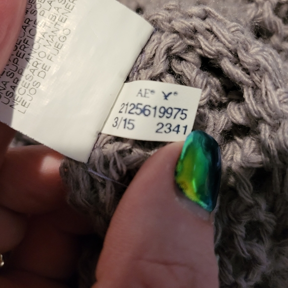 Don't Ask Why Open Knit Crochet Cardigan - Dusty Purple - One Size - Picture 7 of 11